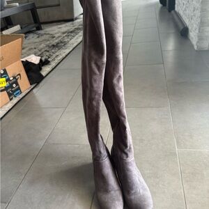 Steve Madden Over-the-Knee Boots in Gray
